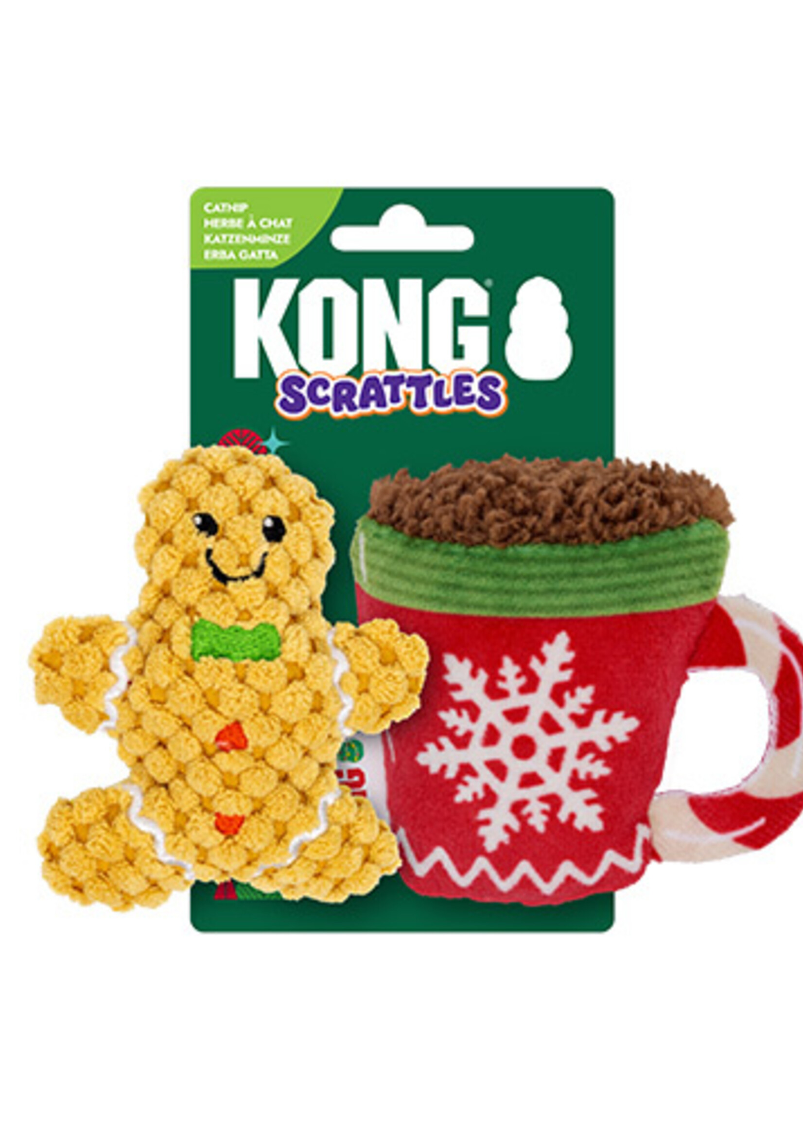 kong Gingerbread and Hot Chocolate  - Cat Toy