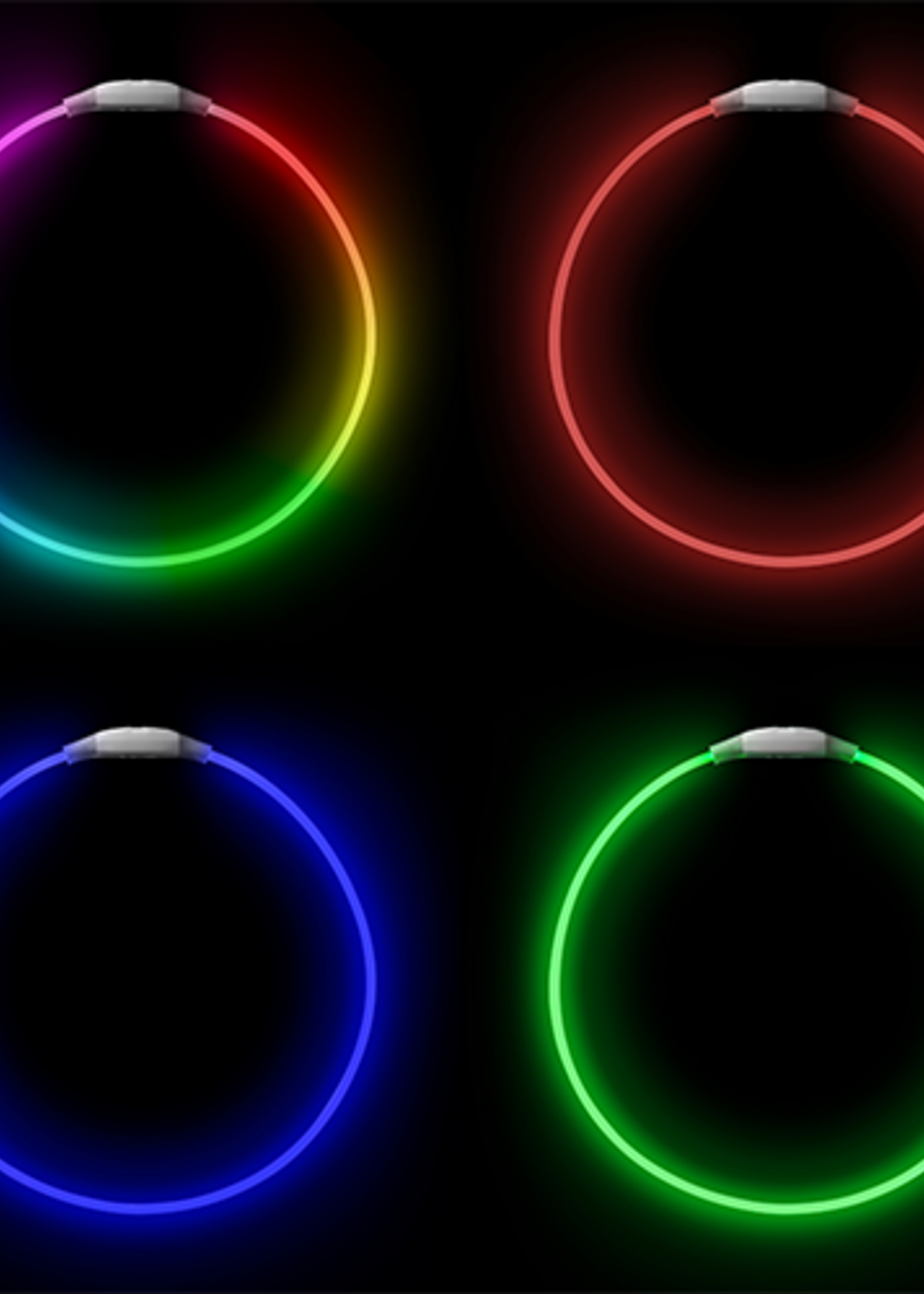 Collier de sécurité LED - Rechargeable Max DISCO-O Select