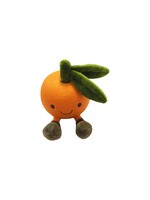 Latex and Plush Toy for Small Dog - Orange / 3"