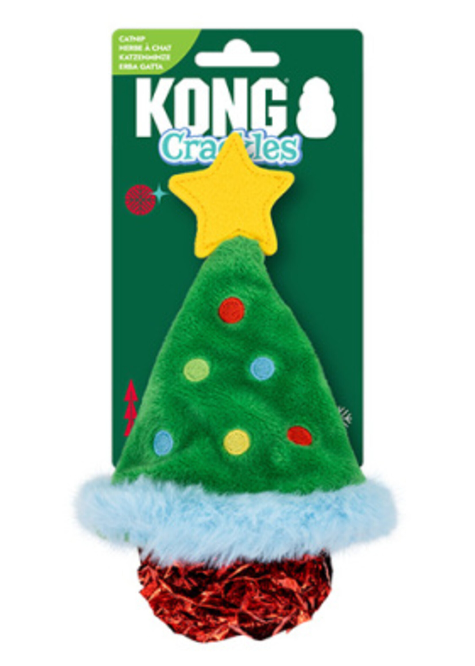 kong Jouet pour chat - vert sapin de Noël