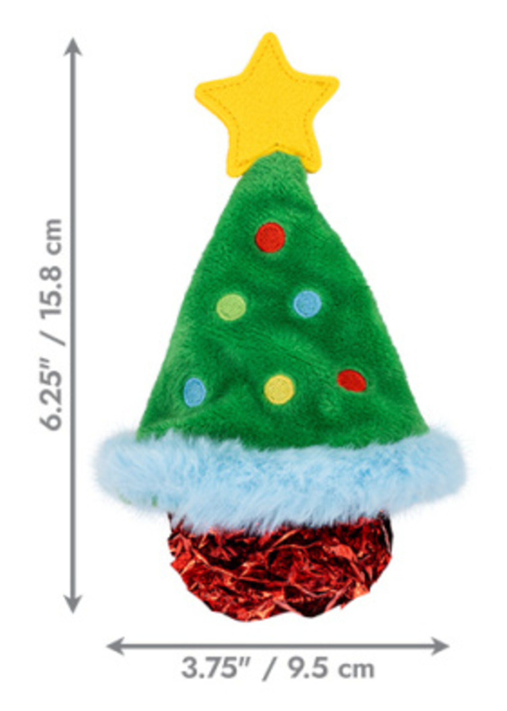 kong Jouet pour chat - vert sapin de Noël