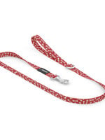 Laisse - Rouge - Os / 1” x 5′