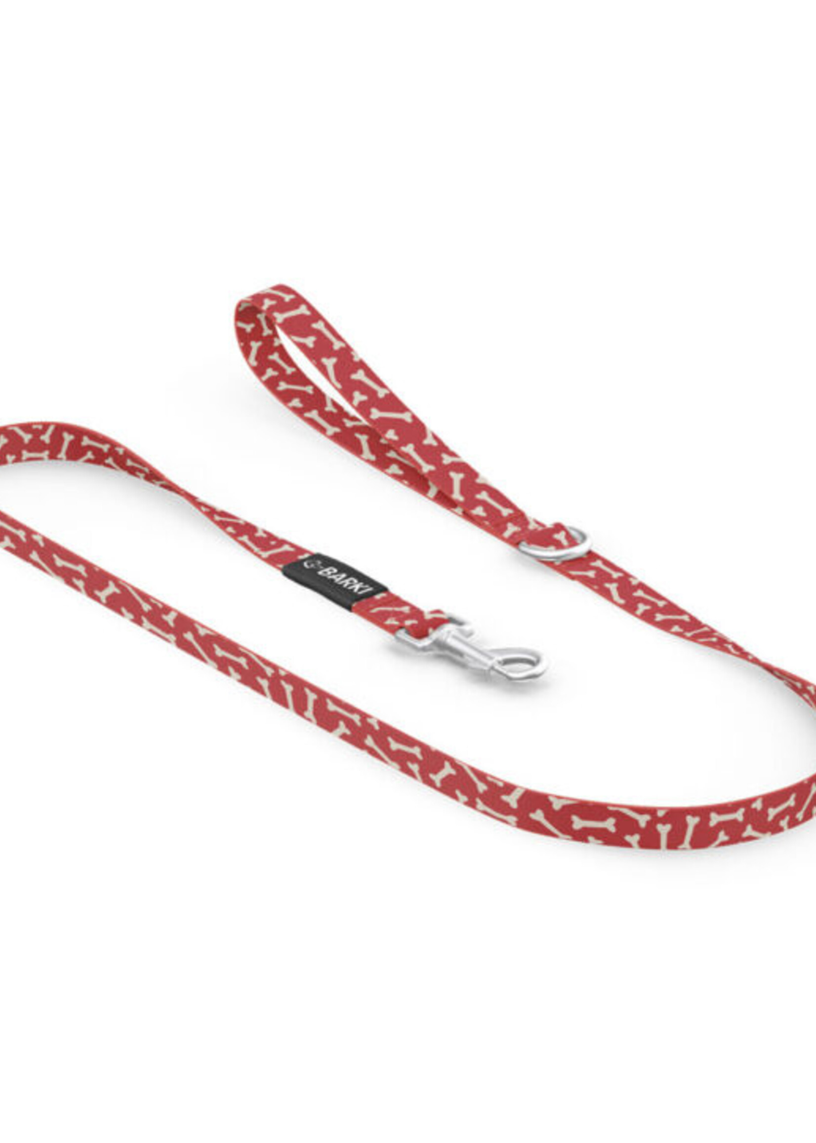 Laisse - Rouge - Os / 1” x 5′