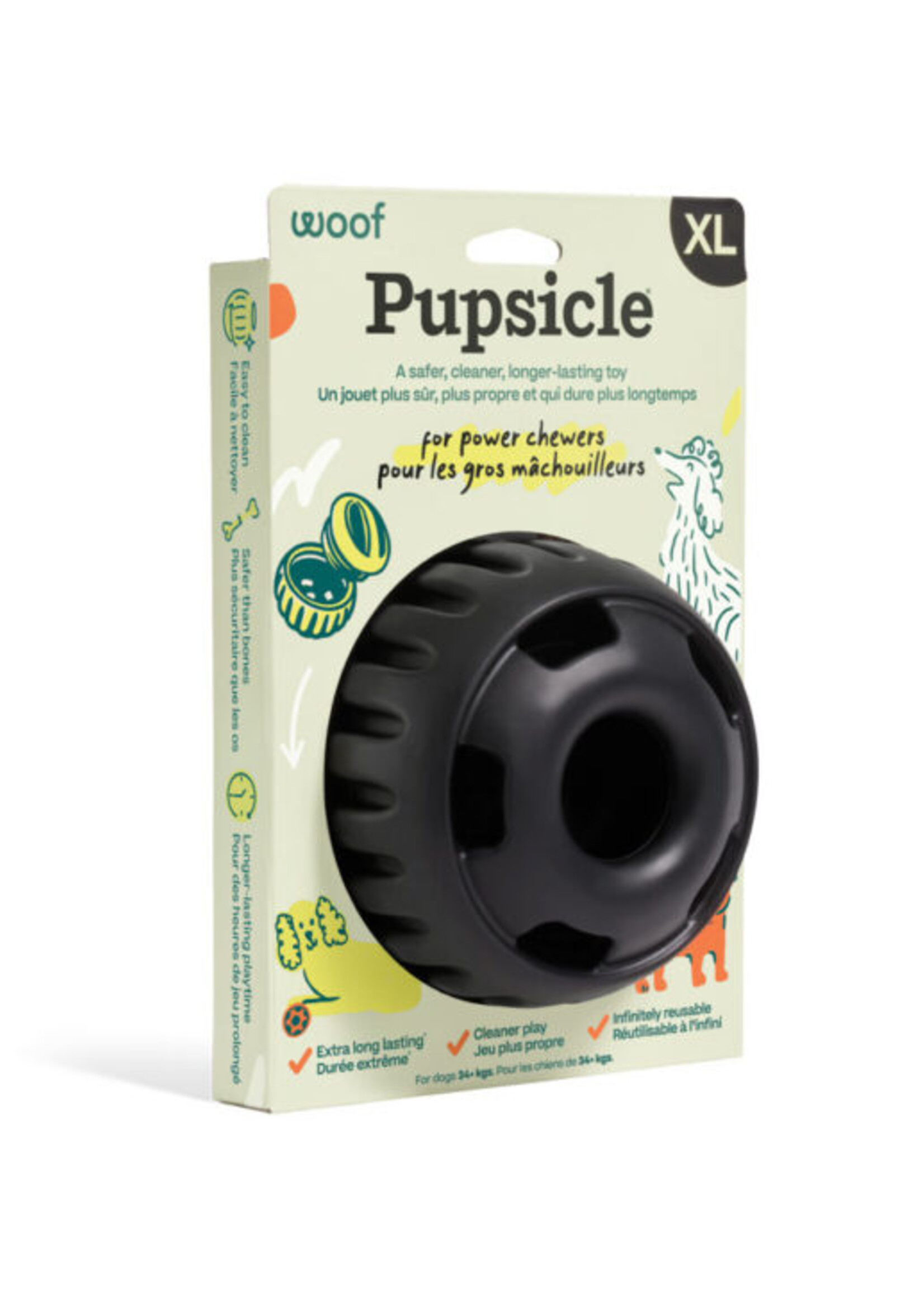 Pupsicle Power chewer - Noir