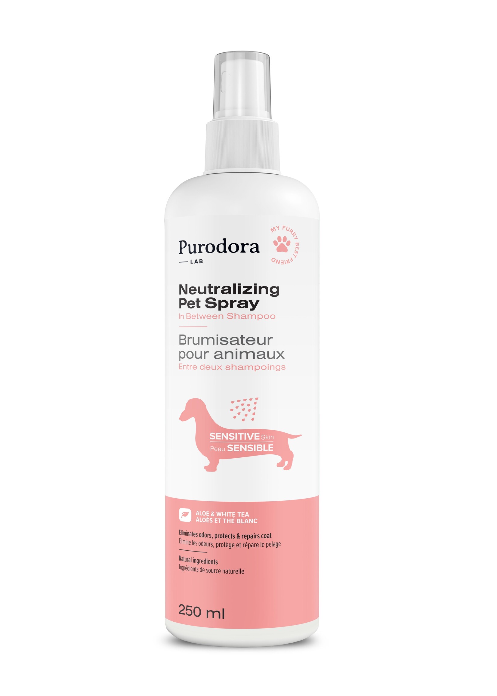 Brumisateur Neutralisant D'odeurs Pour Animaux à La Peau Sensible / 237ml