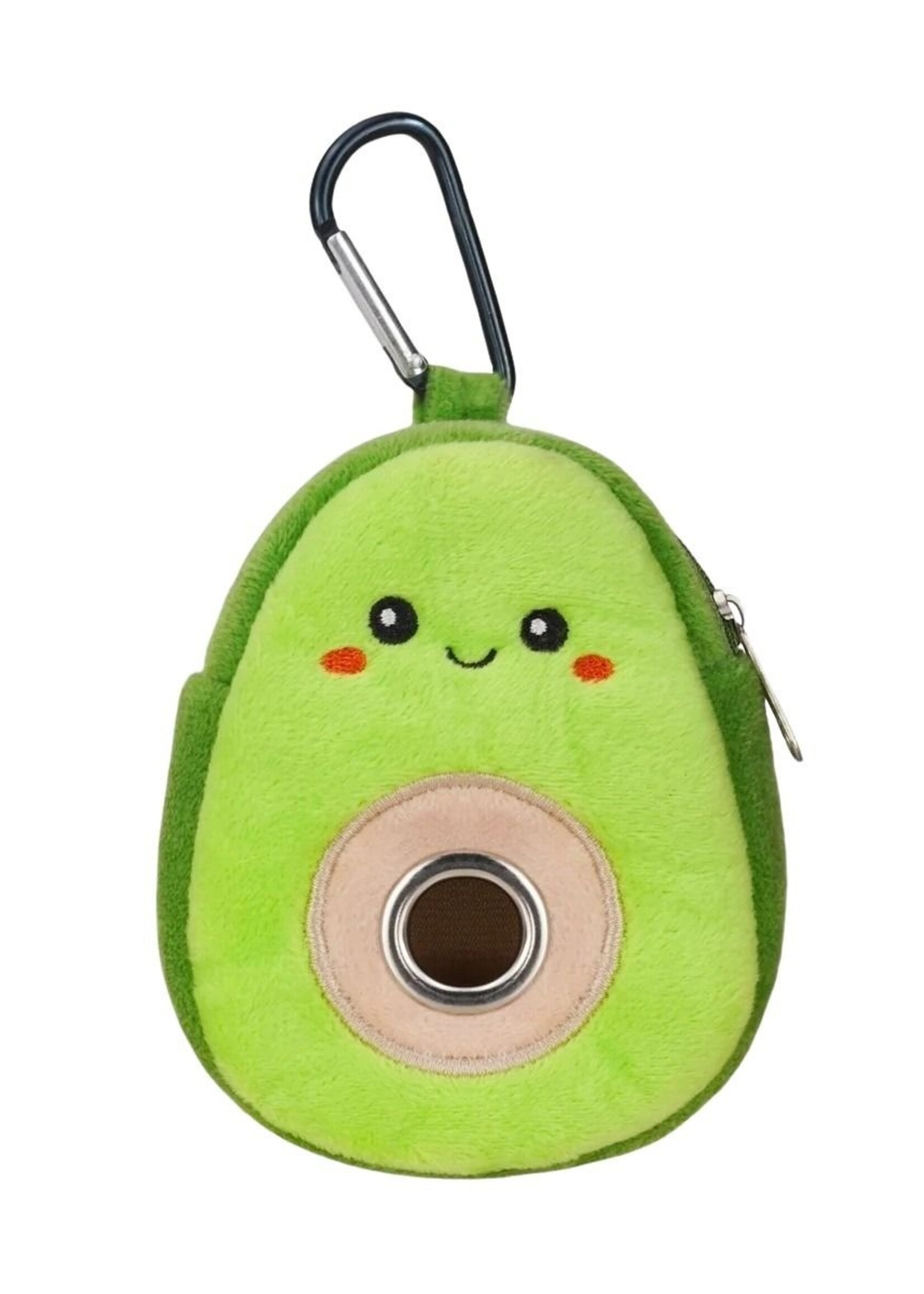 Distributeur à Sacs De Ramassage - Avocat En Peluche / 3.3x2x4.7"