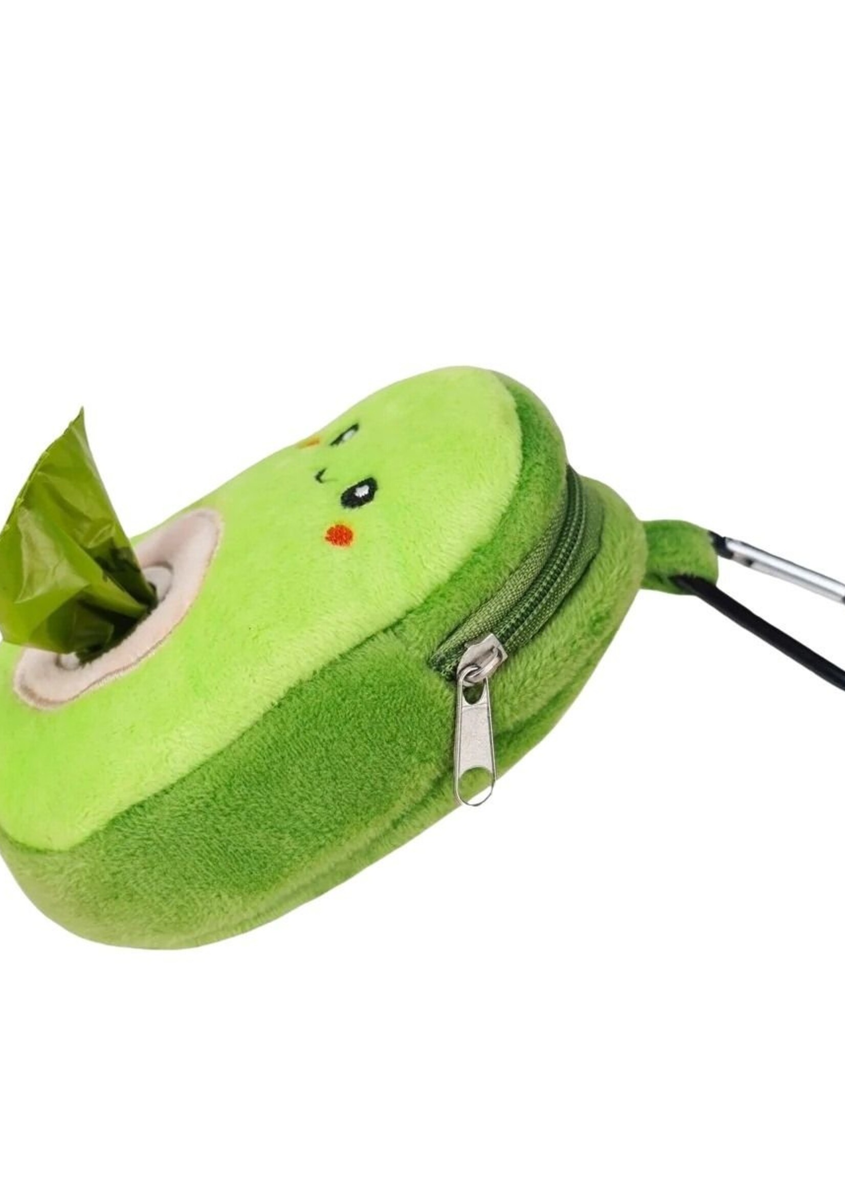 Distributeur à Sacs De Ramassage - Avocat En Peluche / 3.3x2x4.7"