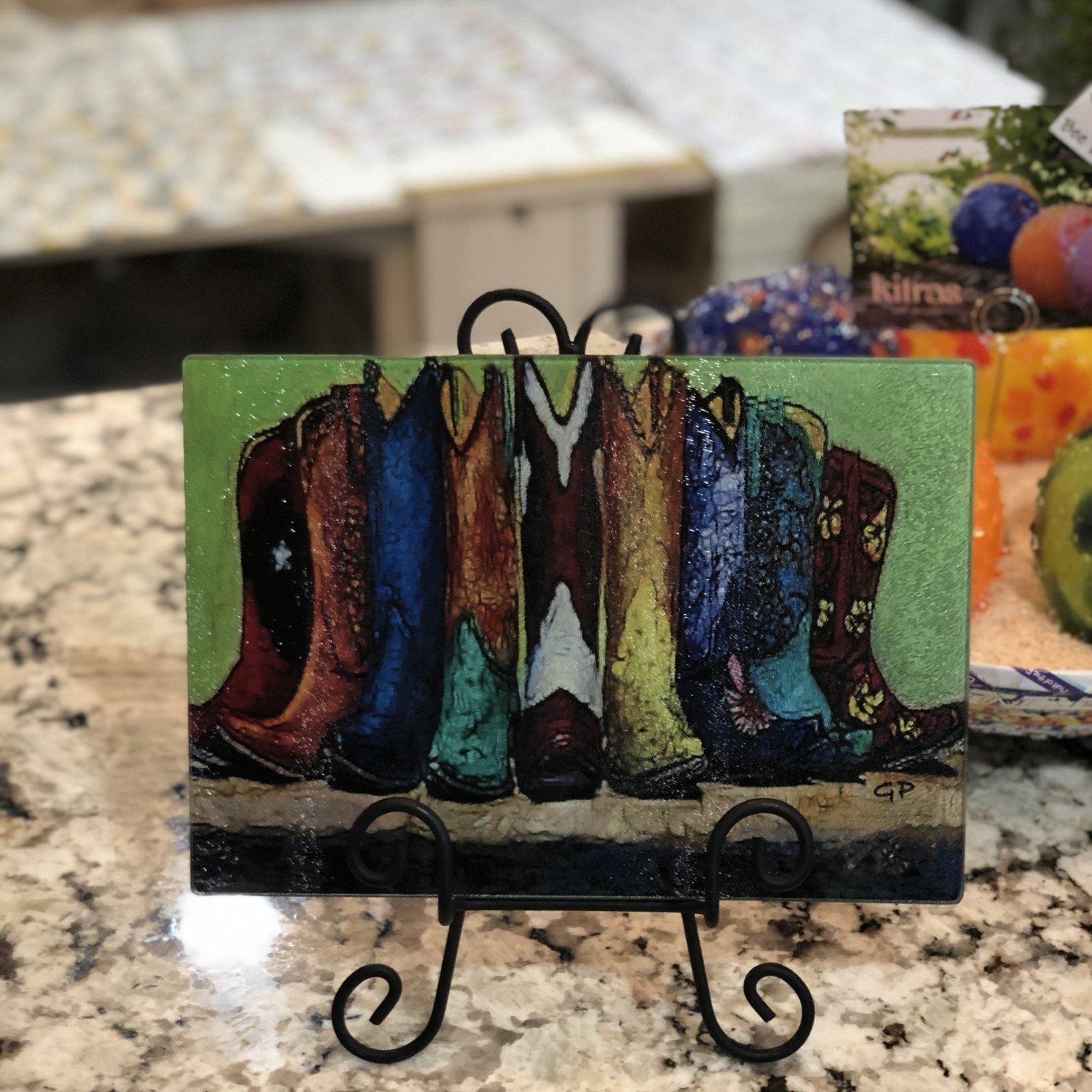 Lima Bean Cutting Board - Boots