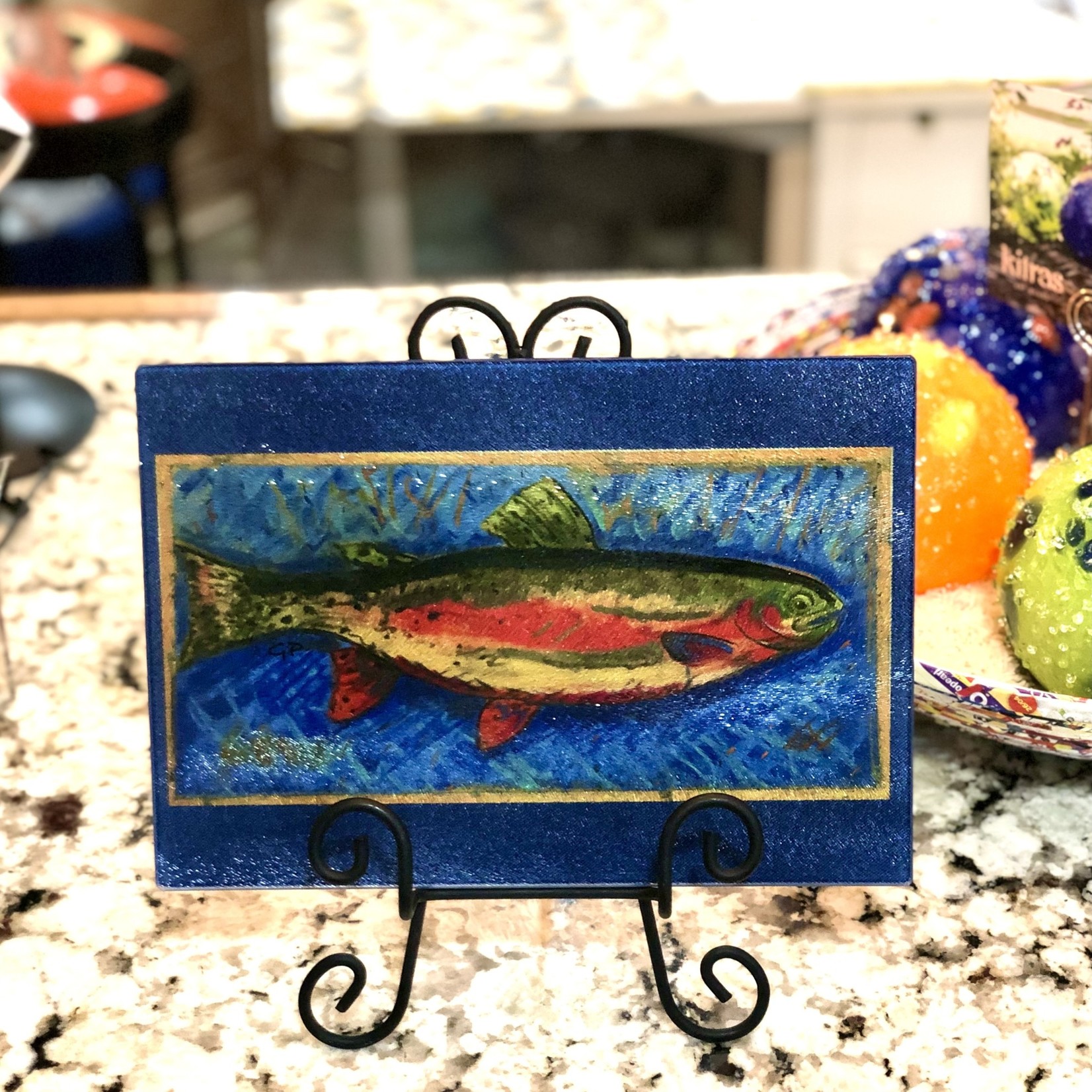 Lima Bean Cutting Board - Trout