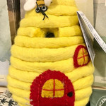 Lima Bean Honey House Felt Birdhouse
