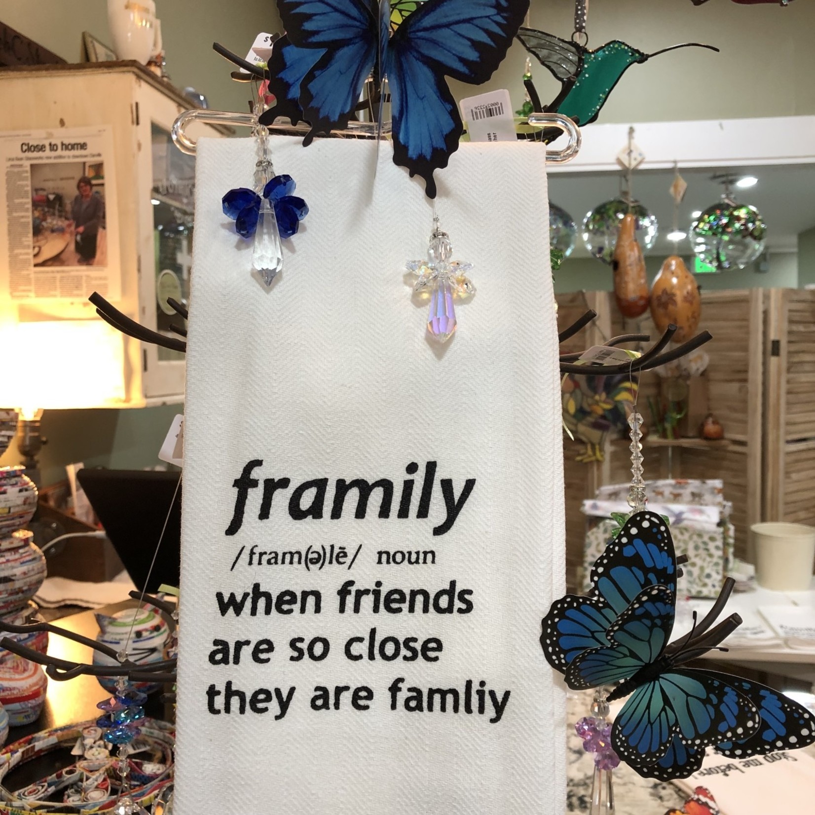 Lima Bean Framily Tea Towel