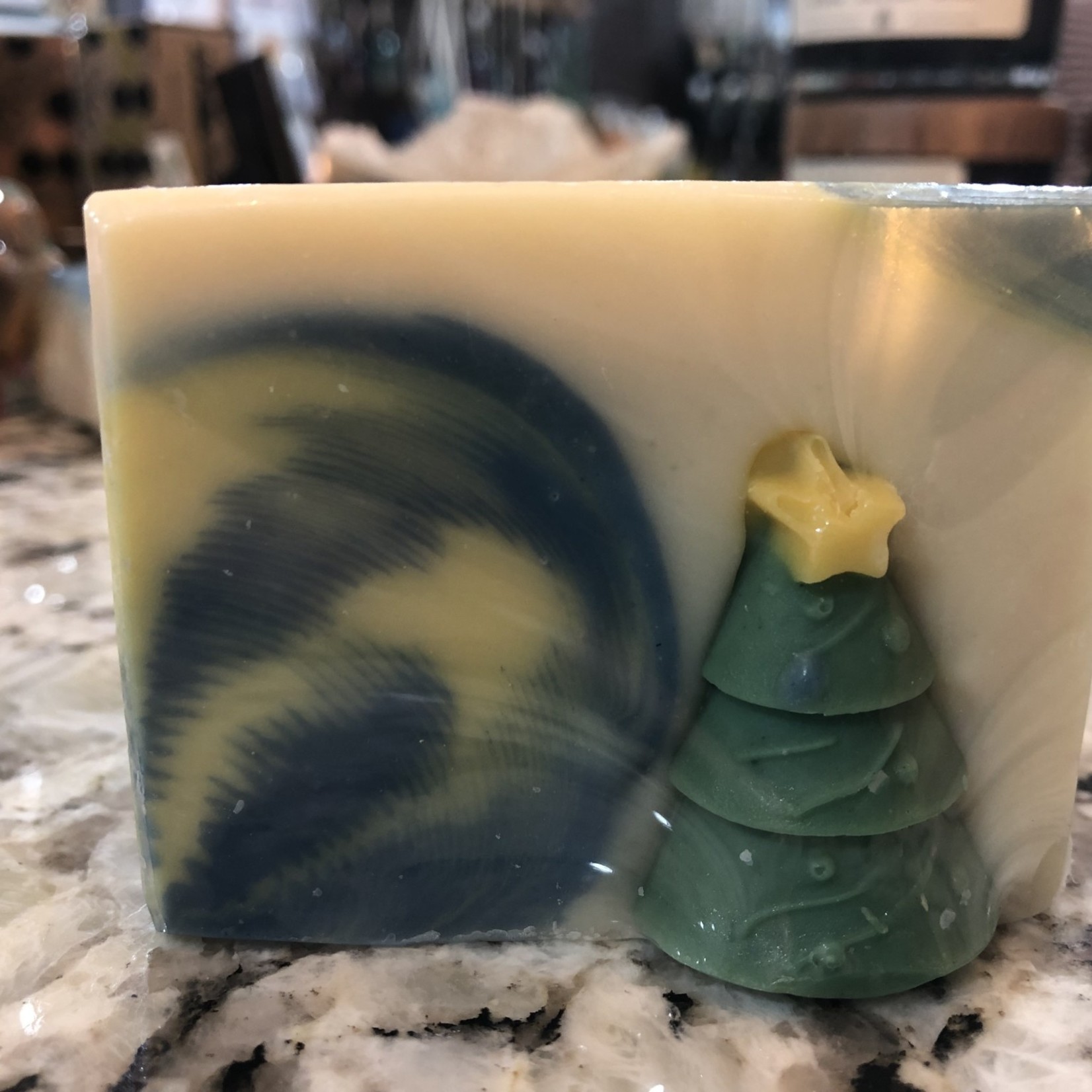 Lima Bean Organic Christmas Tree Soap - Christmas Forest