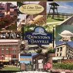 Lima Bean Danville Illinois Postcard