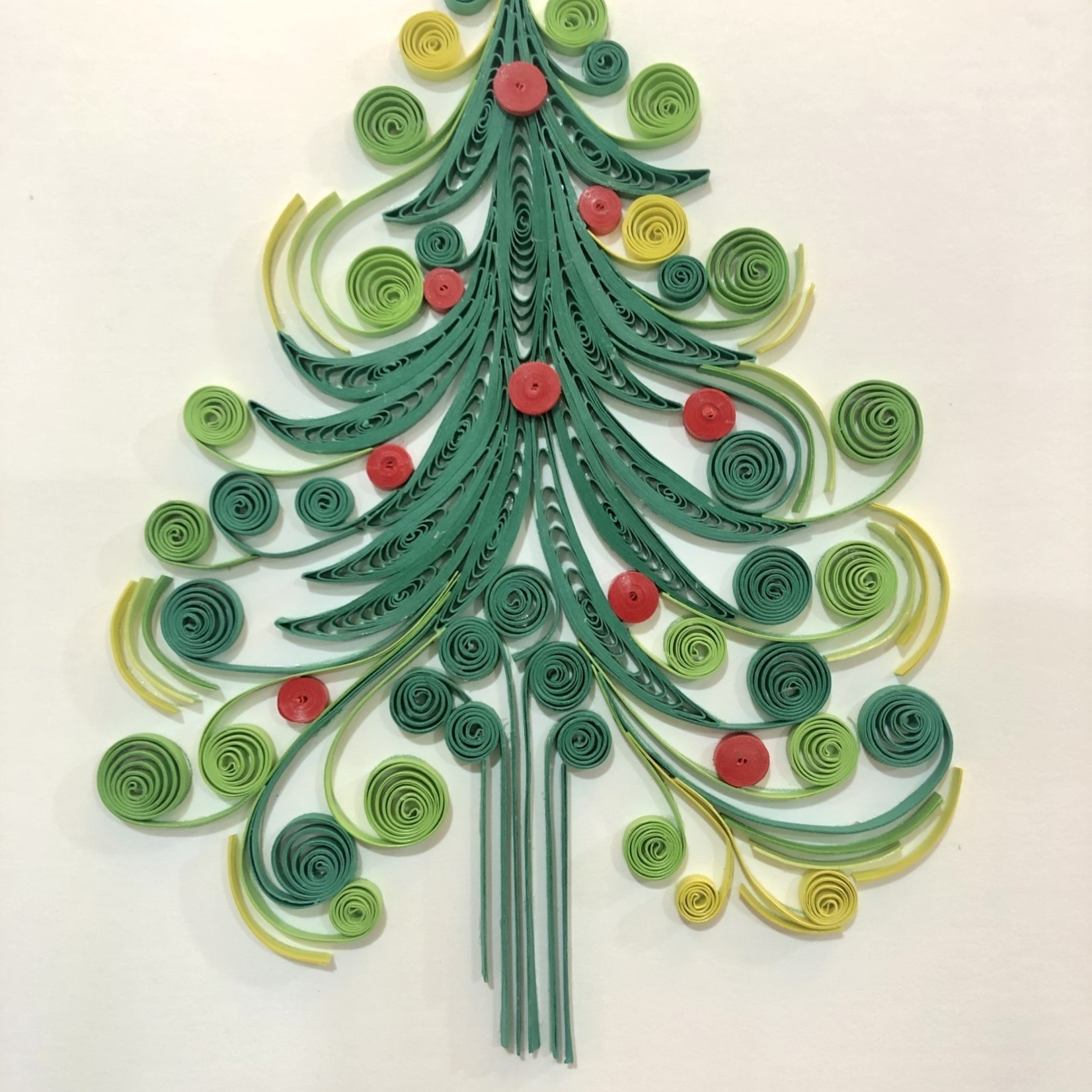 Lima Bean Q. Card Christmas Tree