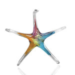 Lima Bean Glass Starfish - Small 5”