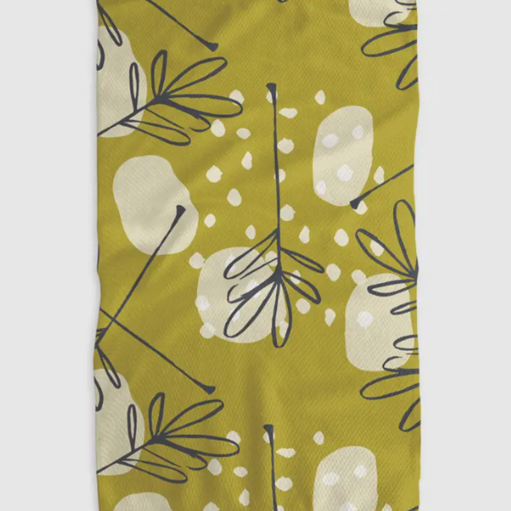 Lima Bean Geometry  Olivia Tea Towel “Not Paper Towel” Tea Towel