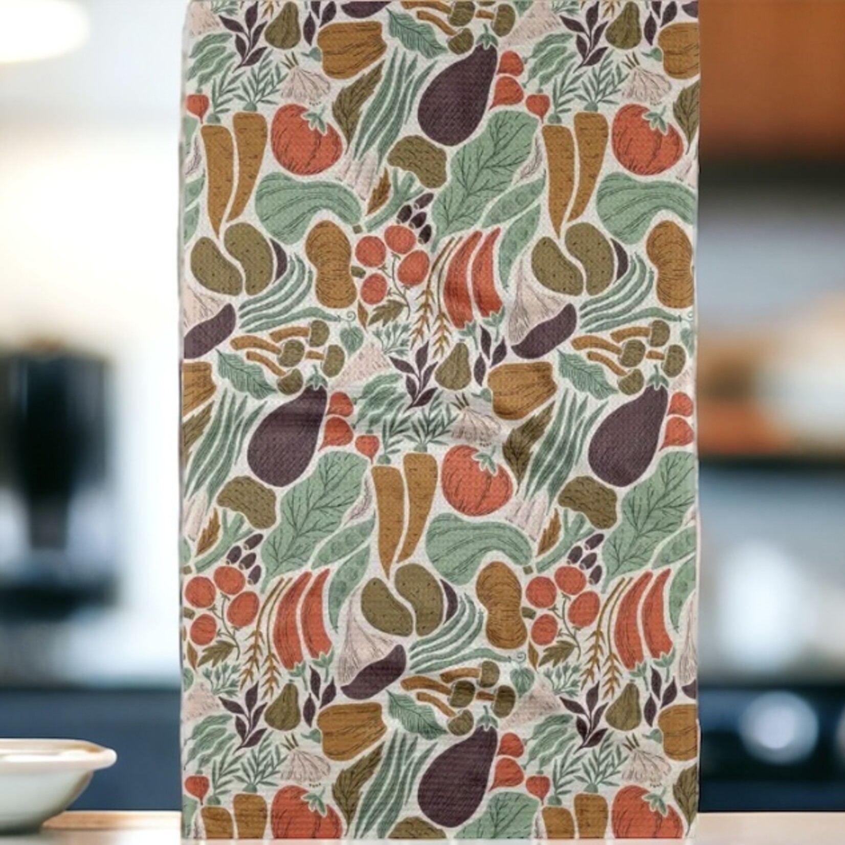 Lima Bean Geometry Twila “Not Paper Towel” Tea Towel