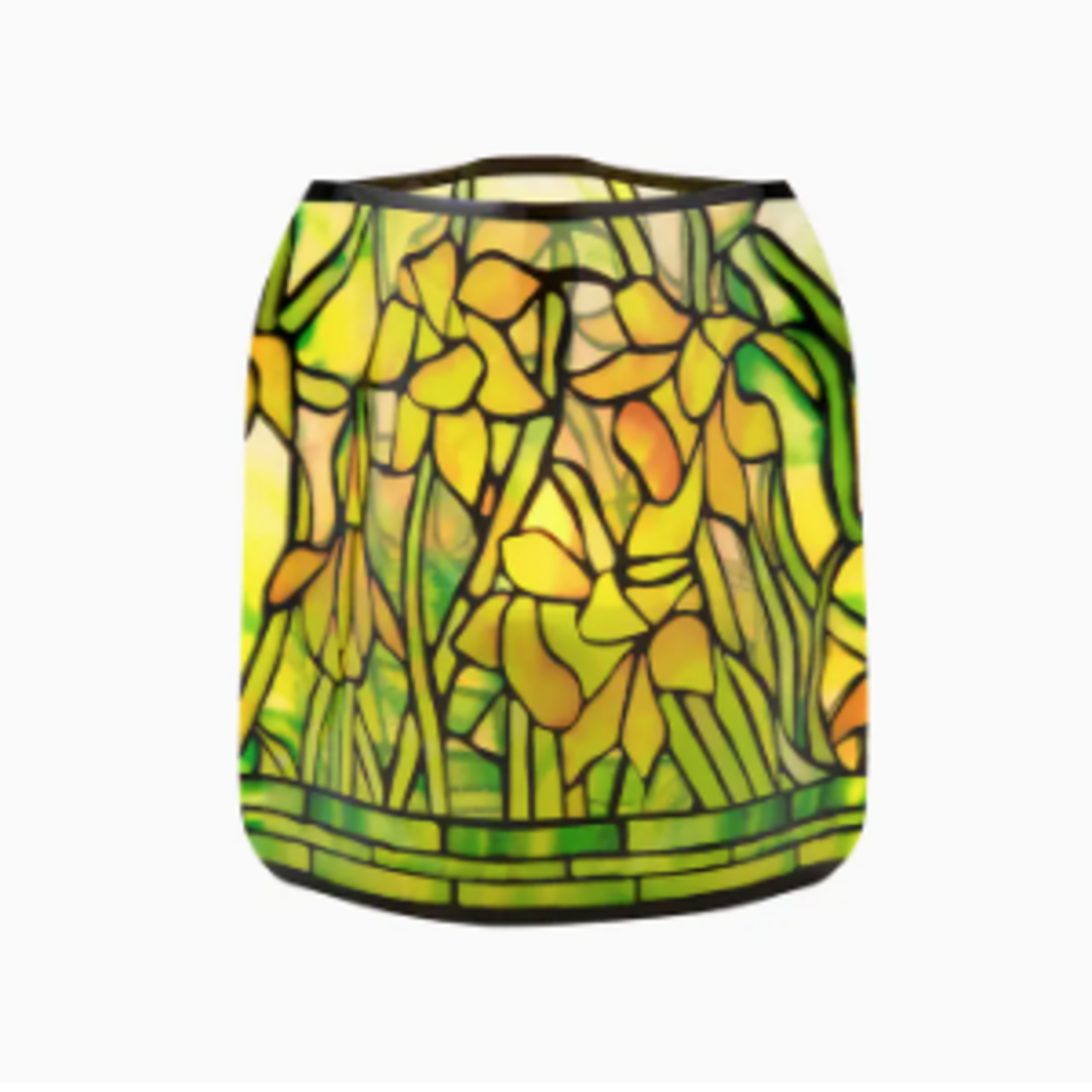 Lima Bean Luminary Lantern - Louis C. Tiffany Daffodils