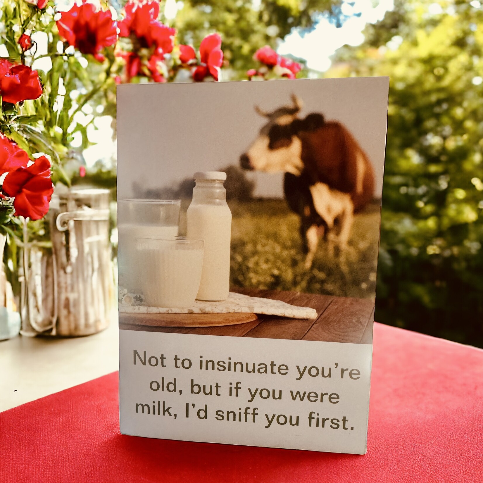 Lima Bean If you were milk … Greeting Card