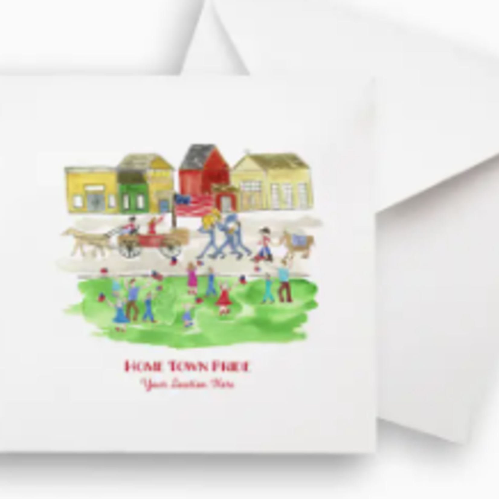 Lima Bean FG Danville Home Town Pride Parade Notecard