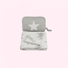 Grey Star Organic Diaper Set w/Blanket & Burp Cloth
