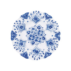 9" Salad Plate Moroccan Blue, Melamine