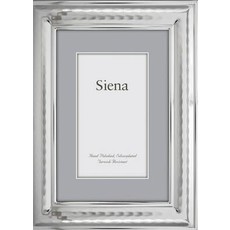 Italian SP Hammered 4x6 Frame, Silverplate,