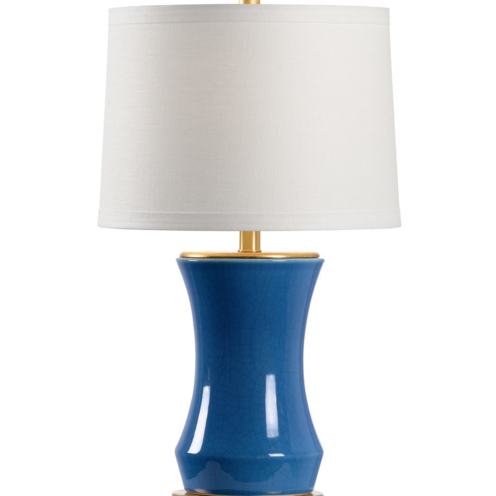Bel Air Lamp Blue 25" X 7.3"