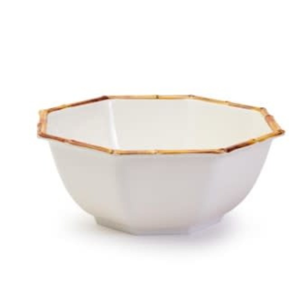 Bamboo Touch Serving Bowl Octagon 12"