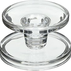 Bobbin Reversible Candleholder Glass