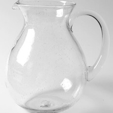 Bubble Glass Pitcher Clear