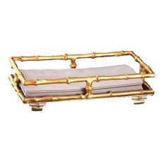 Gold Bamboo Guest Towel Holder