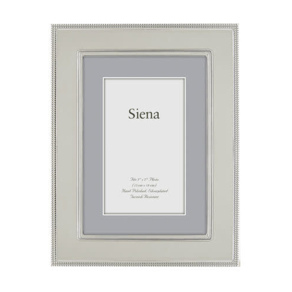 Lamme Flat Plain Pearl 5x7 Frame (Includes Shipping to MA)
