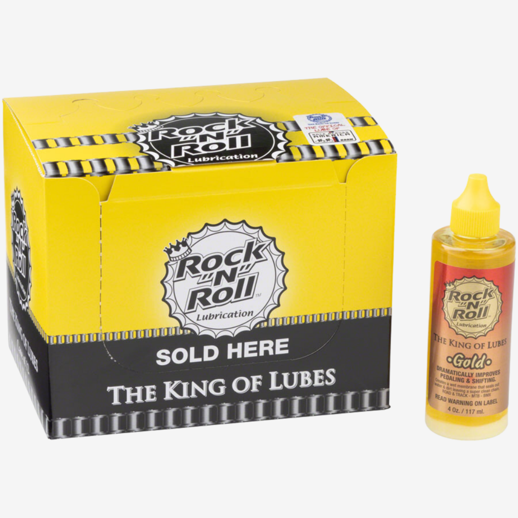 ROCK-N-ROLL GOLD BIKE CHAIN LUBE 4OZ