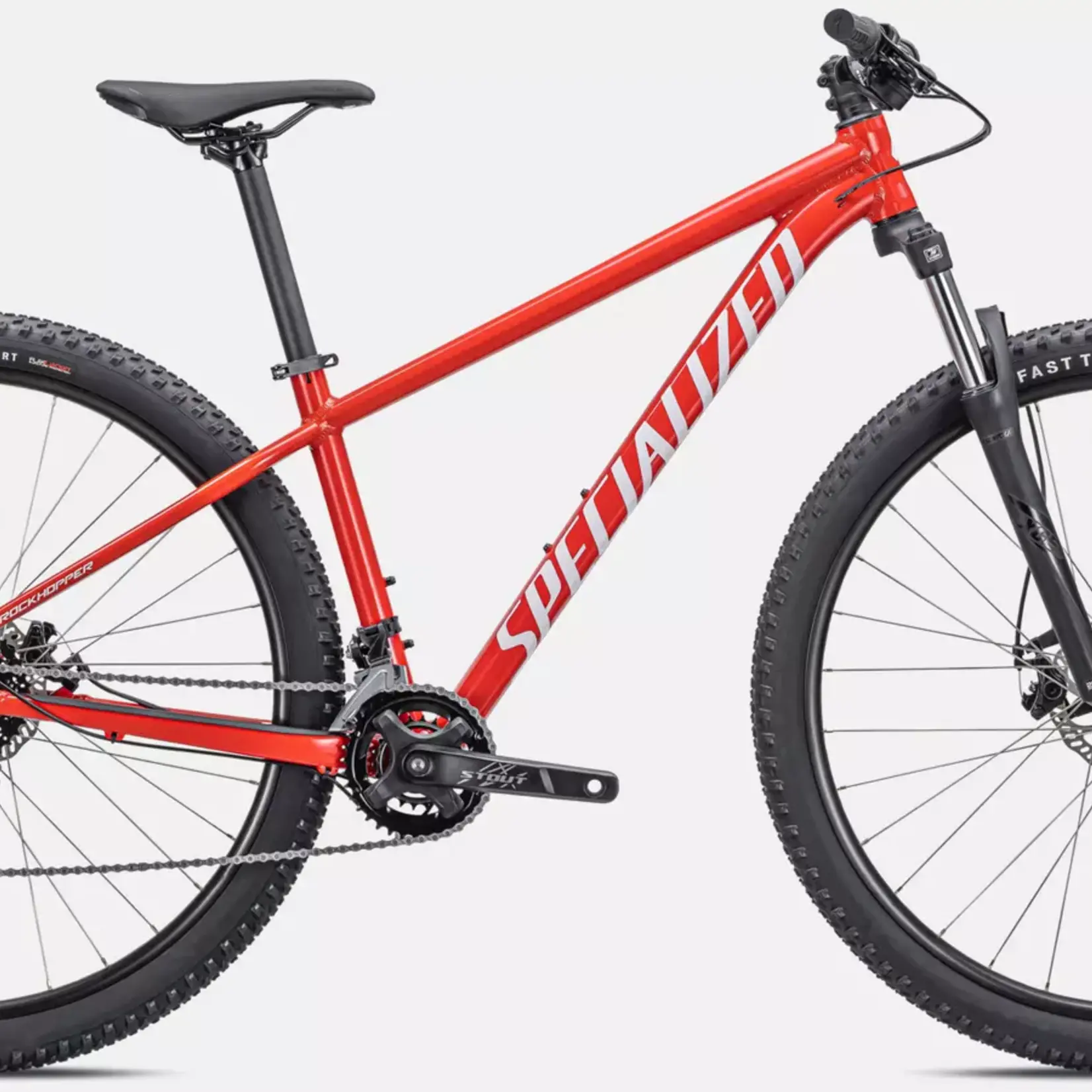 SPECIALIZED ROCKHOPPER 27.5 FLO RED/WHITE X-SMALL