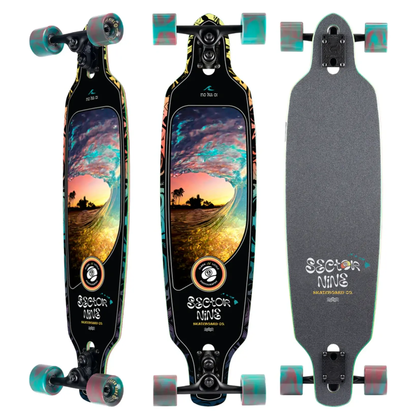 SECTOR 9 FRACTAL SHAVE ICE LONGBOARD - Red Mountain Cycle, LLC