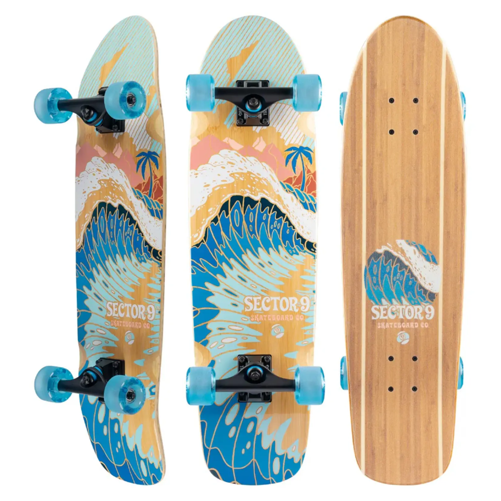 SECTOR9 BAMBOOZLER BORA BORA LONGBOARD