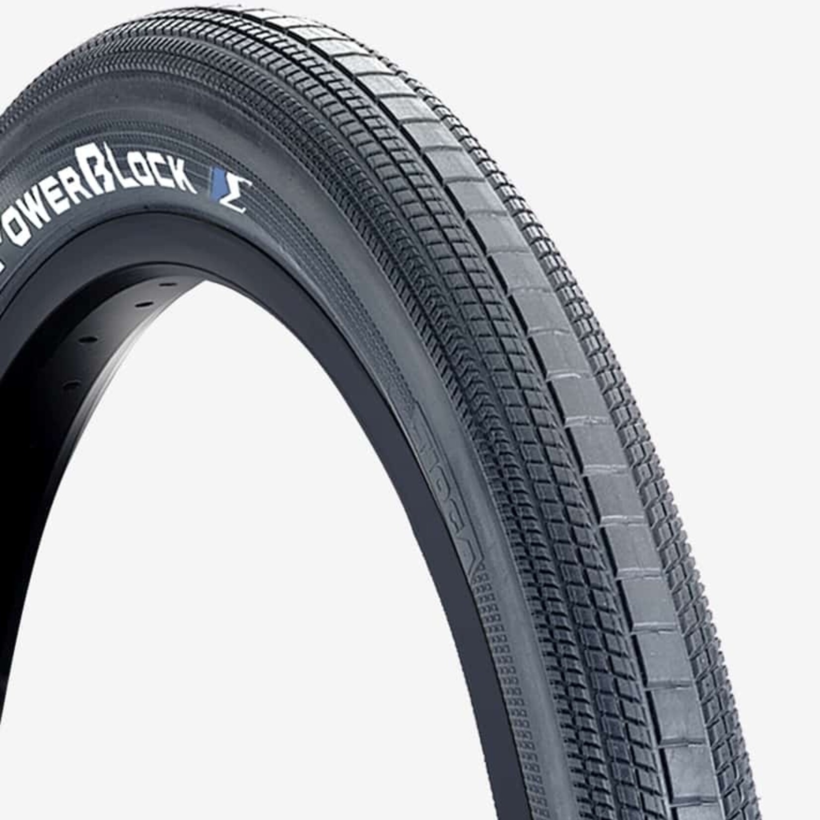 Tioga Tioga PowerBlock Tire - 20 x 2.1, Clincher, Wire, Black, 60tpi
