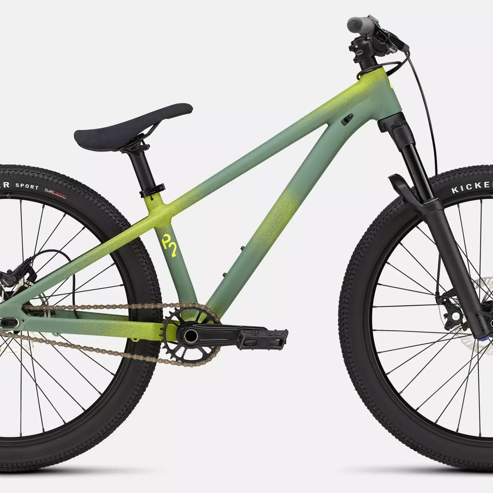 SPECIALIZED P.2 SGEGRN/OLVGRN/TEAMYEL 24 24"