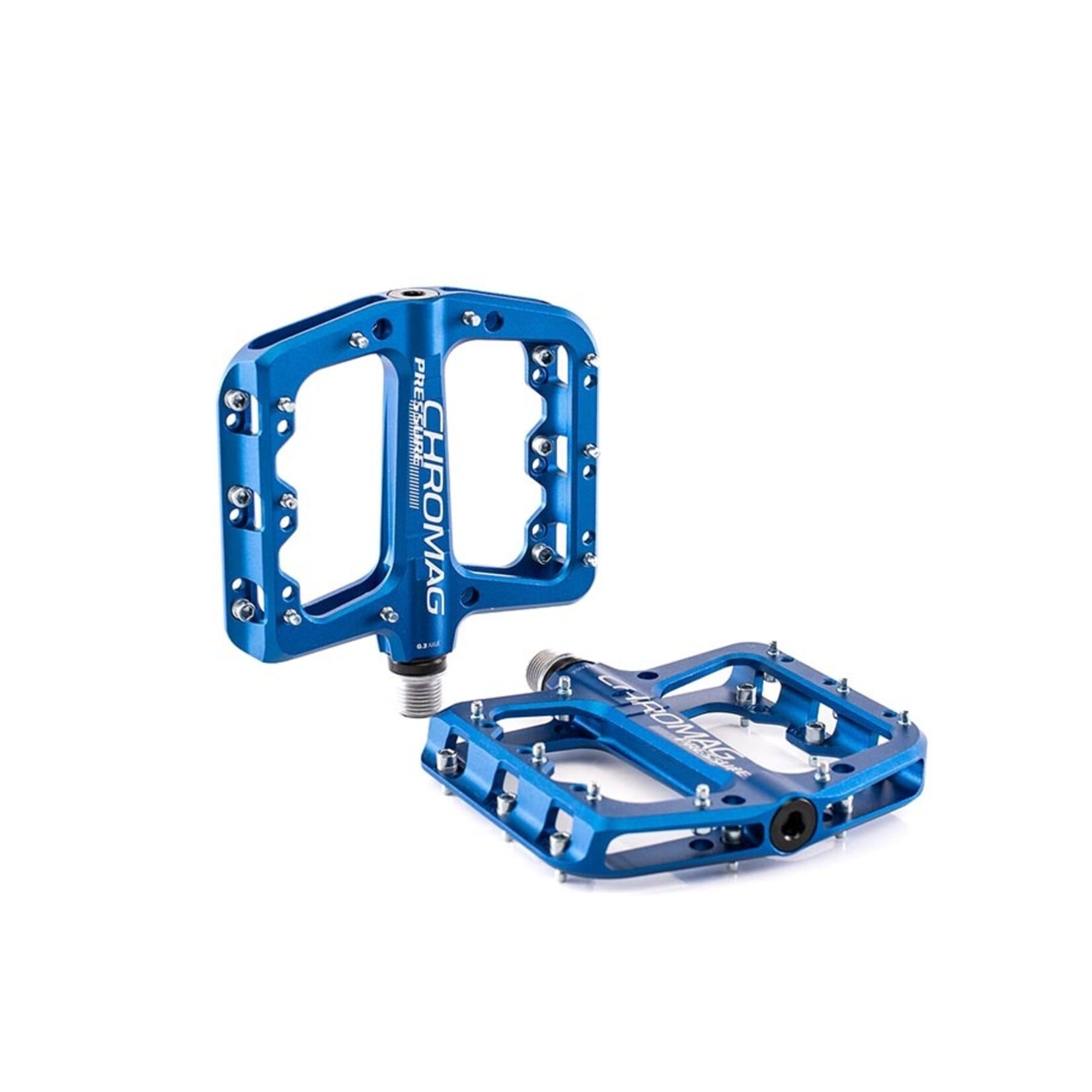 RACEFACE Raceface, Chester Small, Platform Pedals, Body: Nylon, Spindle: Cr-Mo, 9/16'', Blue, Pair
