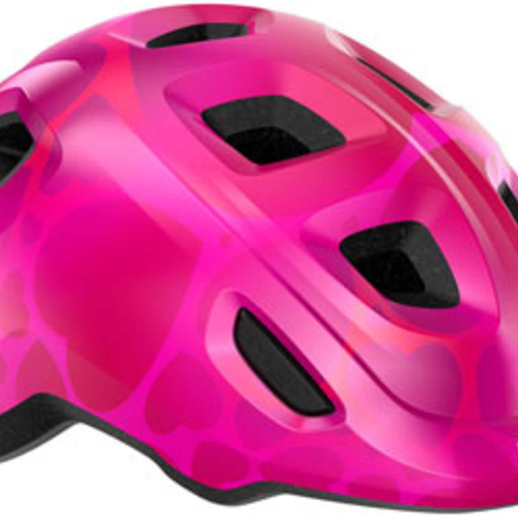 MET Helmets MET Helmets Hooray MIPS Child Helmet - Pink Hearts, Small, 52-55cm
