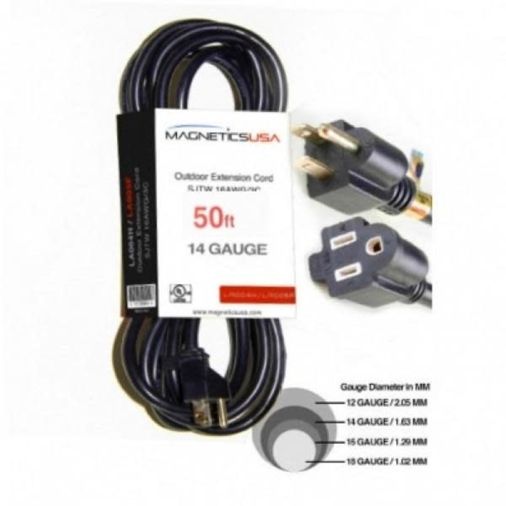 Magnetics Magnetics MAG595 50Ft Outdoor 14AWG Extension Cable