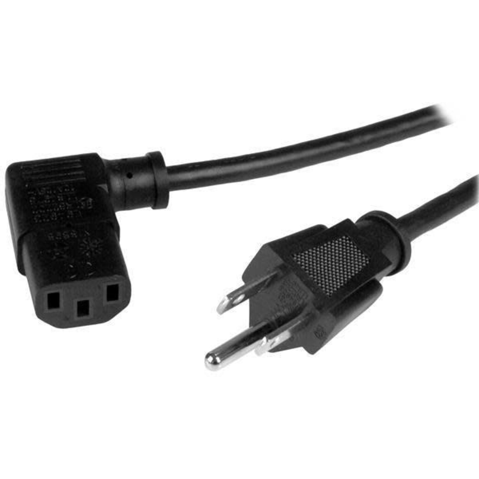 Startech.com StarTech.com Computer Right-Angle Power Cord NEMA 5-15P to C13