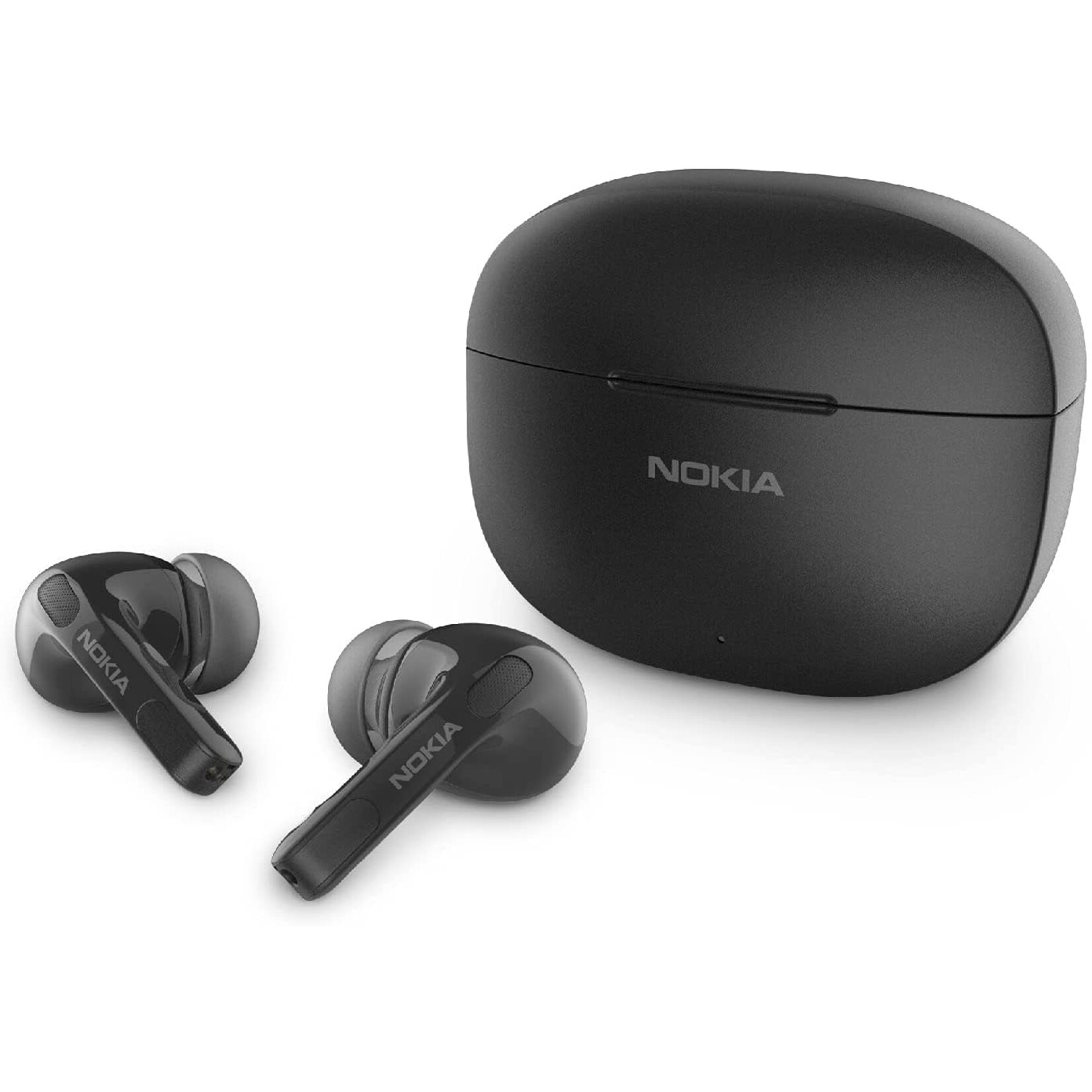 Nokia Nokia Go Earbuds+ True Wireless Earbuds TWS-201BK - Portable Bluetooth 5.0 in-Ear Headphones with Touch Control - Comfortable Fit, Voice Assistant-Enabled, 26 Hours Use with Charging Case - Black