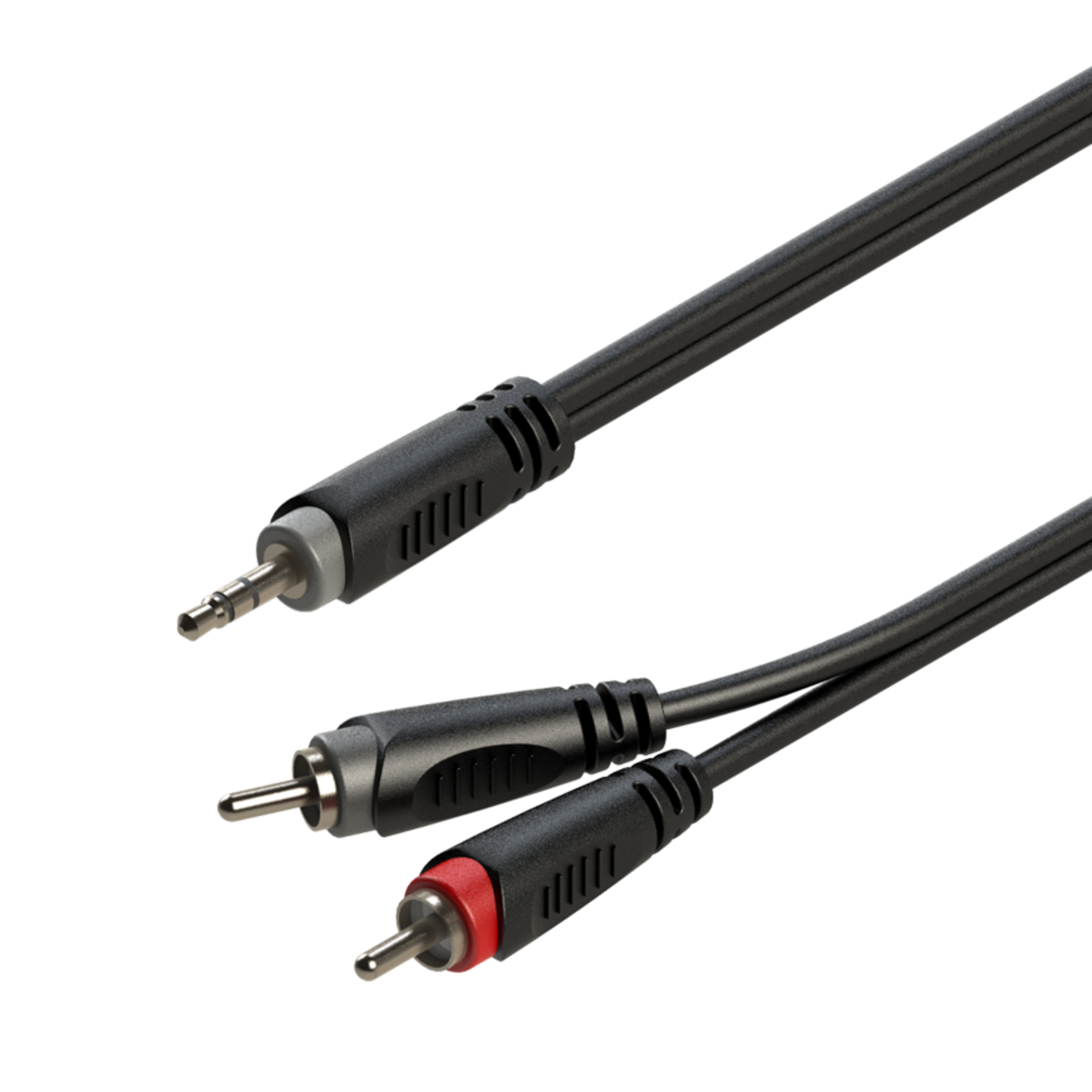Roxtone Roxtone RAYC150L2 Samurai 3.5Mm Stereo Male To Dual Rca Male Cable 2M