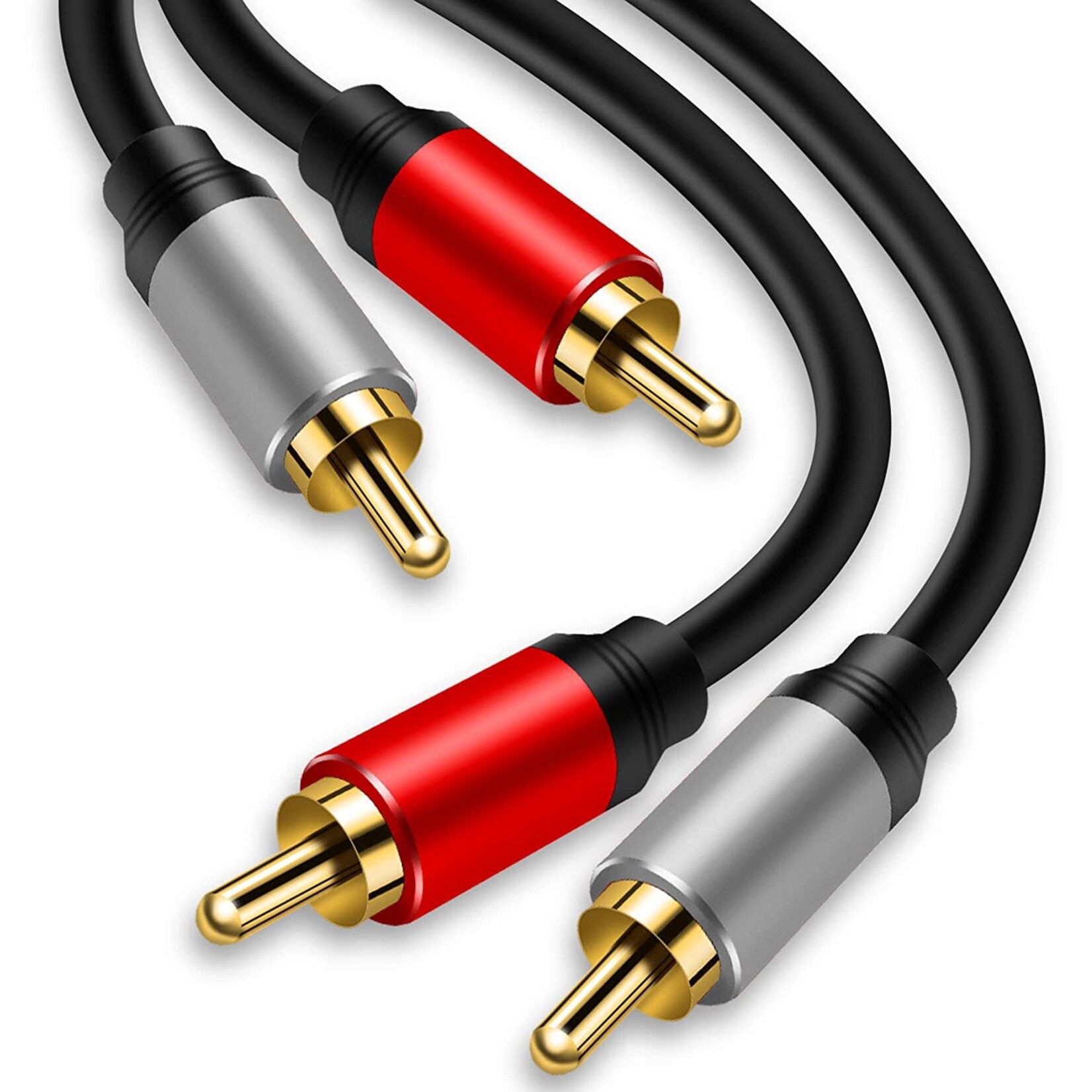 Roxtone Roxtone G-Series Dual Rca Male To Dual Rca Male Cable 2M (6.56 Ft)