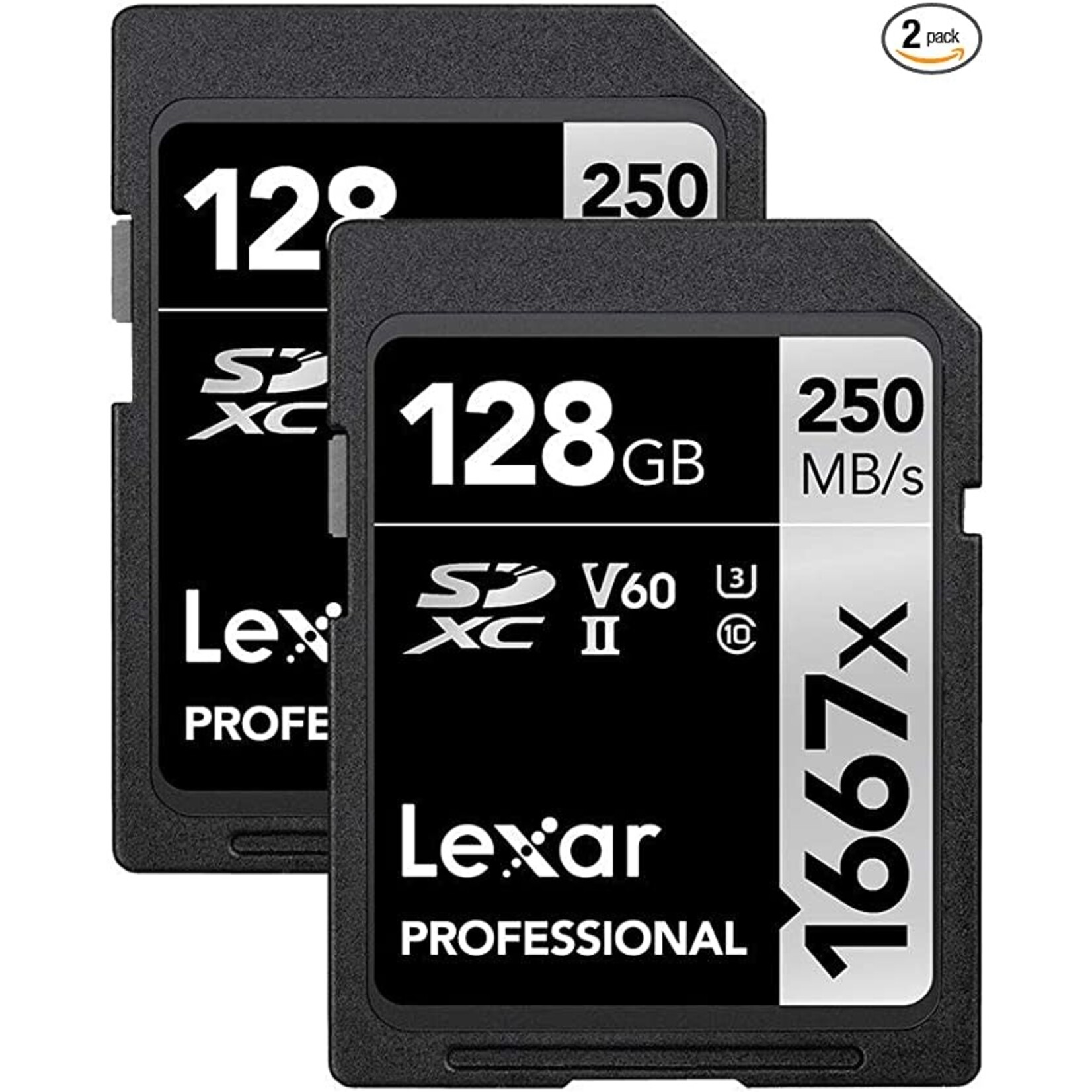 LEXAR Lexar Professional 1066x 128GB MicroSDXC UHS-I Card with SD Adapter
