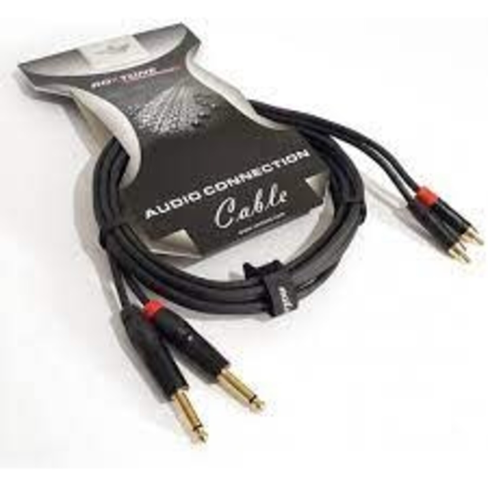 Roxtone Roxtone GPTC200L3 G-Series Dual RCA Male to Dual 1/4 Mono Male Cable 3M