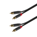 Roxtone Roxtone GPTC160L3 G-Series Dual Rca Male To Dual Rca Male Cable 3M (9.84 Ft)