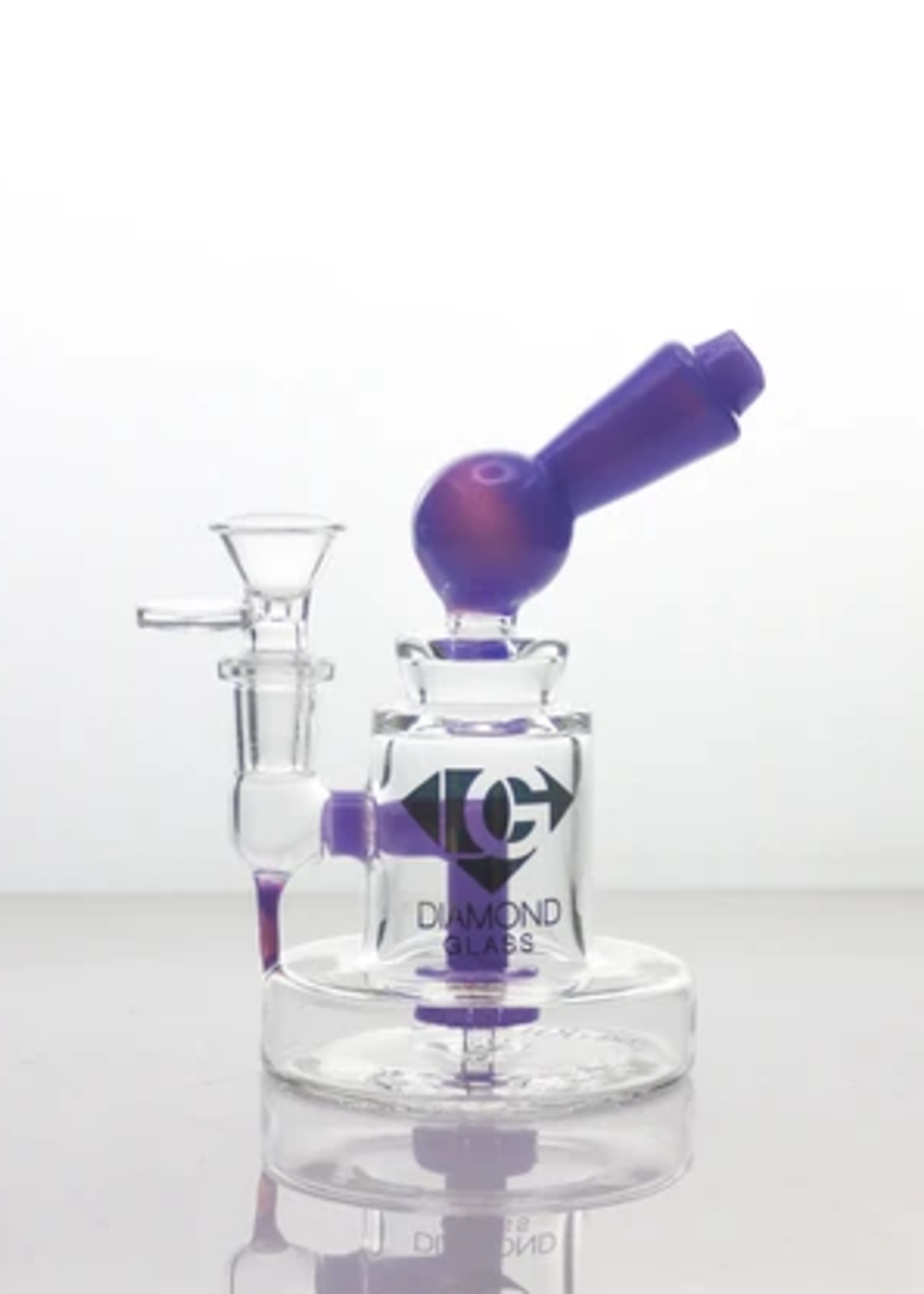 Diamond Glass DG 6" Bub Shower DGR1150